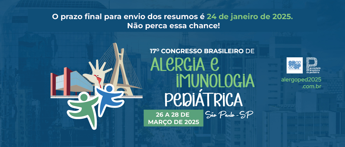 17º CONGRESSO BRASILEIRO ALERGIA E IMUNOLOGIA PEDIÁTRICA