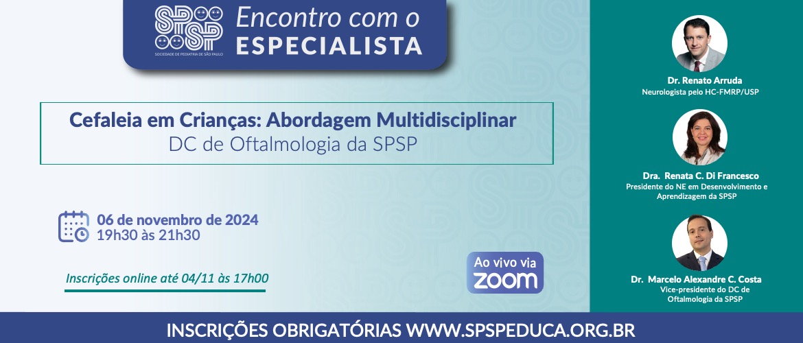 Encontro com Especialista – Cefaleia em crianças: abordagem multidisciplinar