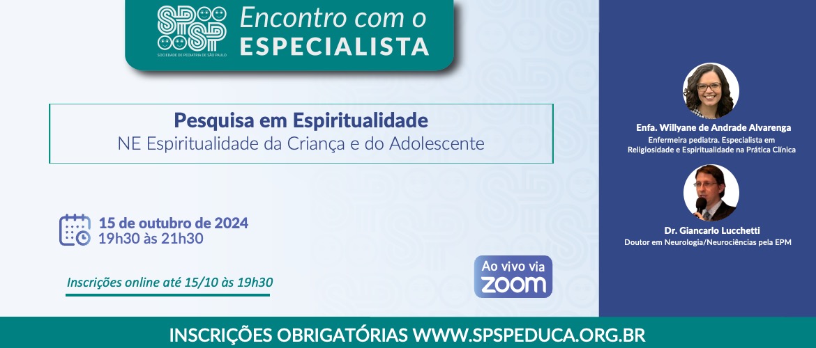 Encontro com o Especialista – Pesquisa em Espiritualidade