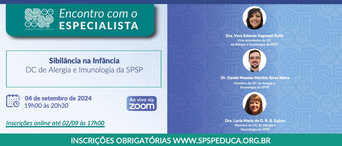 Encontro com o Especialista – Sibilância na infância