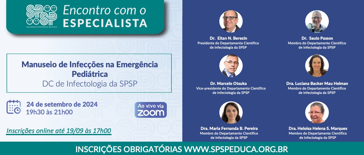 Encontro com o Especialista – Manuseio De Infecções Na Emergência Pediátrica