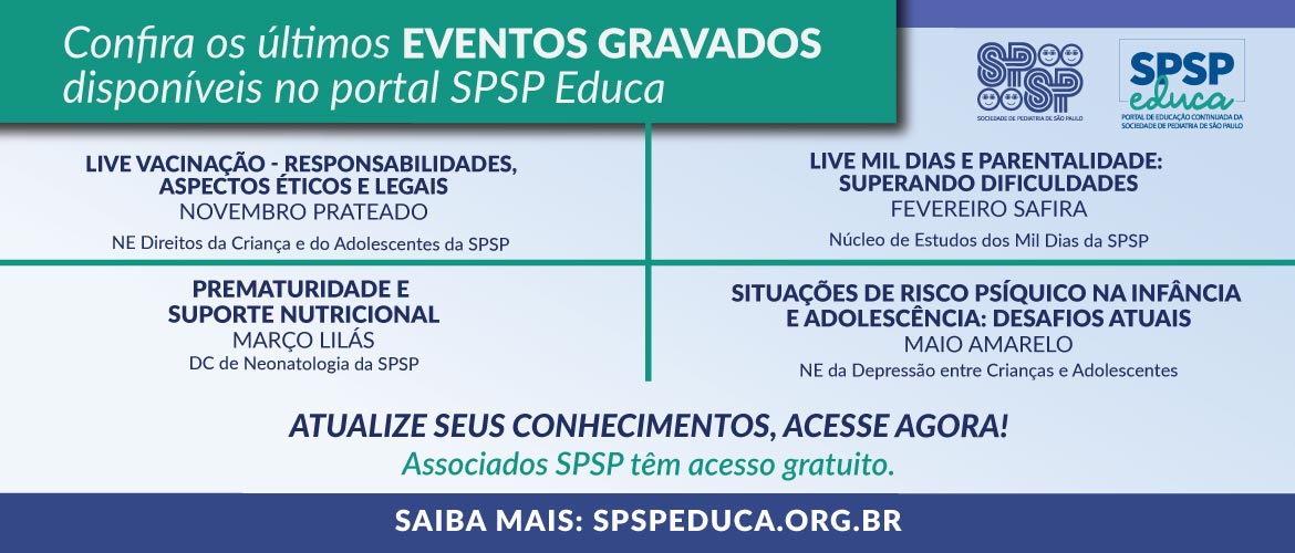 Eventos Gravados no portal SPSP Educa