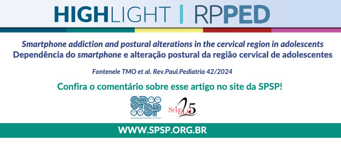 RPPED: Dependência do smartphone e a alteração postural da região cervical de adolescentes