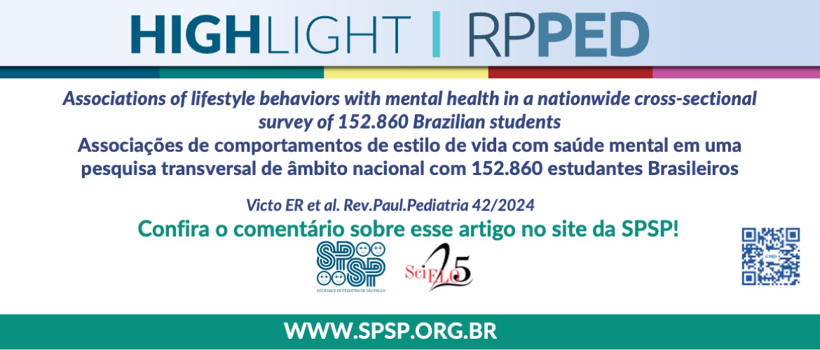 RPPED: Associações de comportamentos de estilo de vida com saúde mental em uma pesquisa transversal de âmbito nacional com 152.860 estudantes Brasileiros