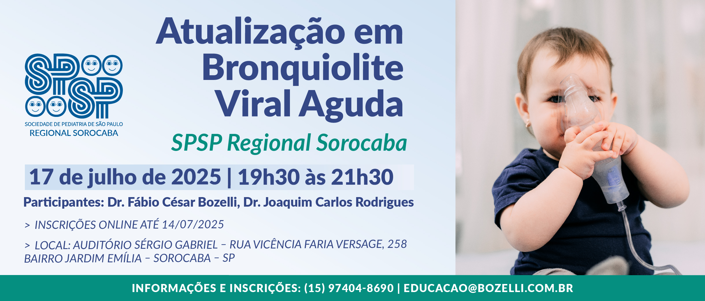 Atualização em Bronquiolite Viral Aguda – SPSP Regional Sorocaba