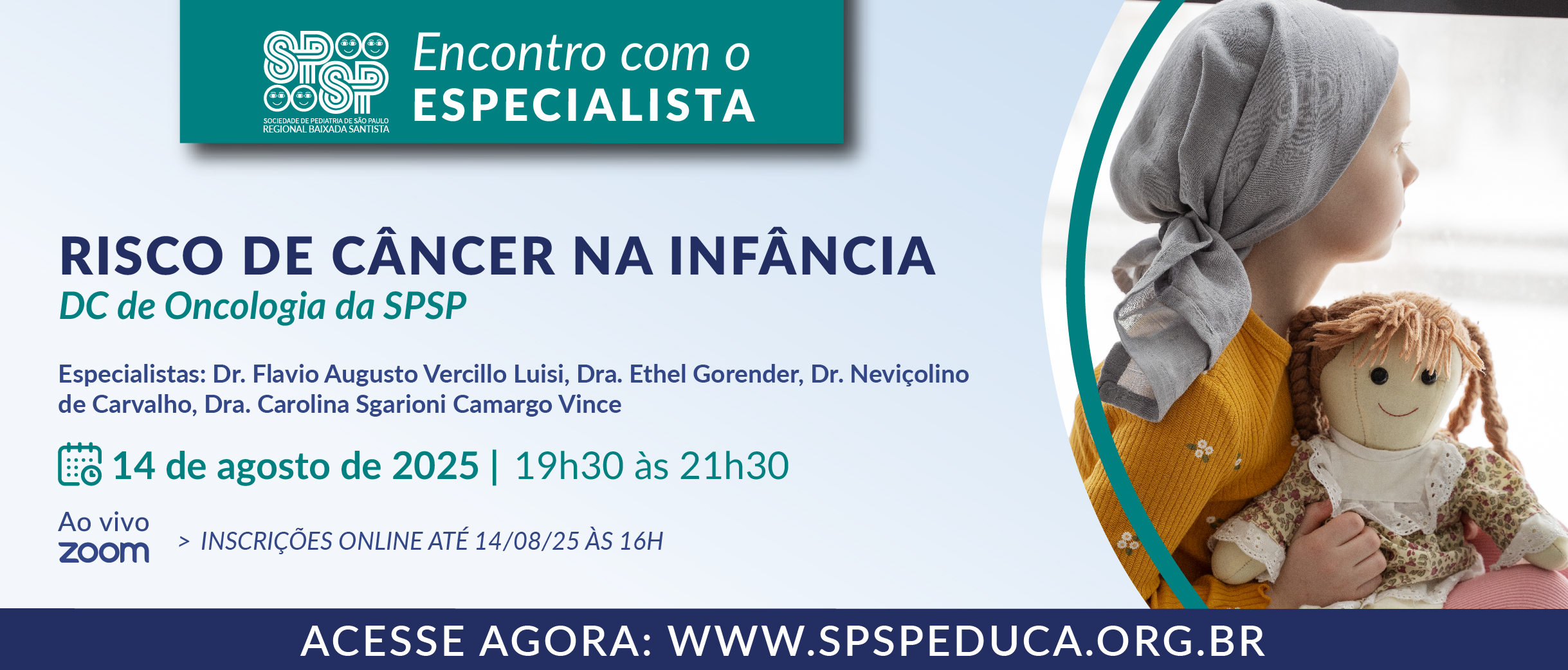 Encontro com Especialista – Risco de Câncer na Infância