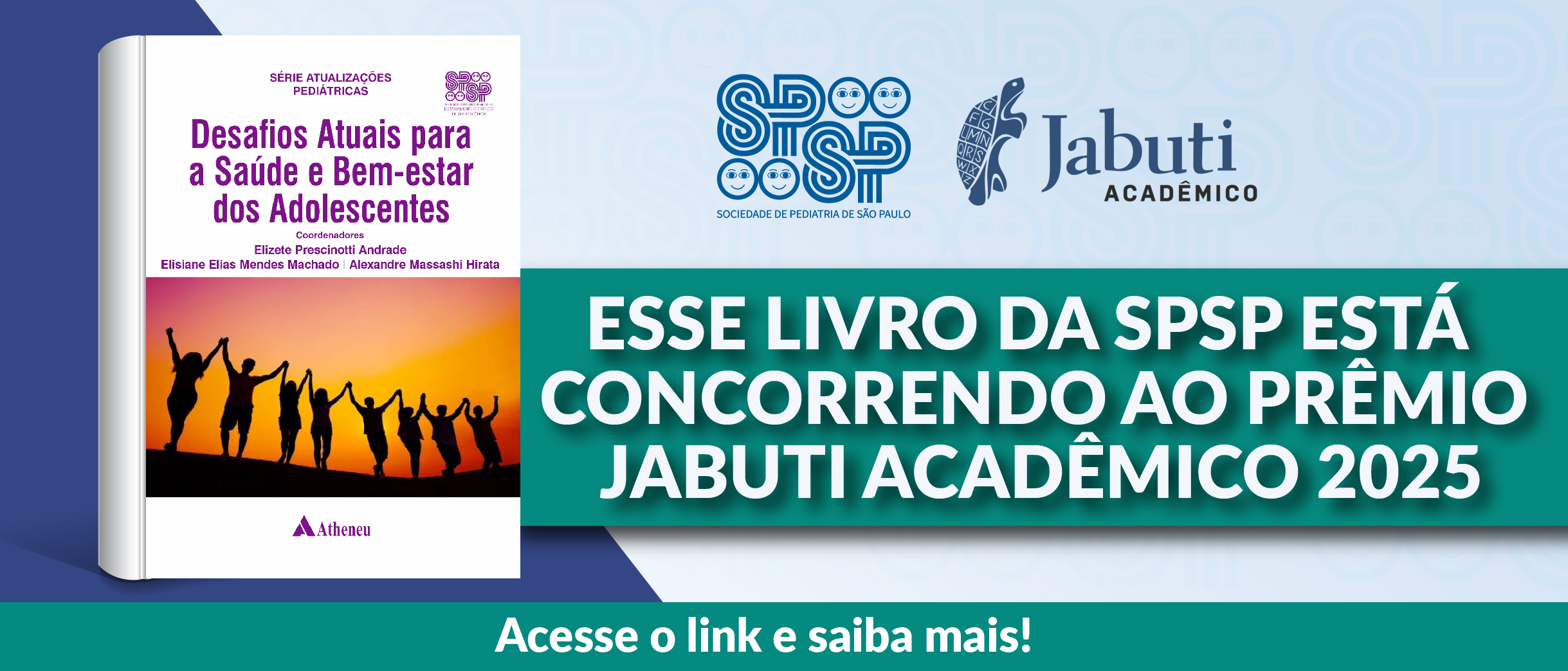 Livro da SPSP é semifinalista do Prêmio Jabuti Acadêmico
