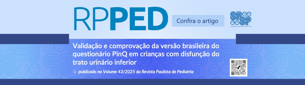RPPED: Validação e comprovação da versão brasileira do questionário PinQ em crianças com disfunção do trato urinário inferior