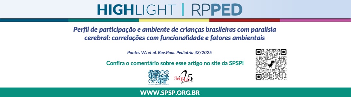 RPPED: Perfil de participação e ambiente de crianças brasileiras com paralisia cerebral: correlações com funcionalidade e fatores ambientais