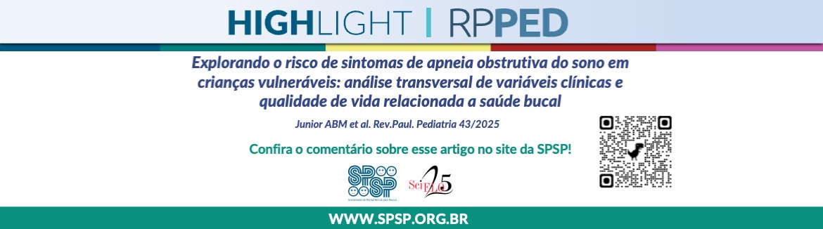 RPPED: Explorando o risco de sintomas de apneia obstrutiva do sono em crianças vulneráveis: análise transversal de variáveis clínicas e qualidade de vida relacionada a saúde bucal
