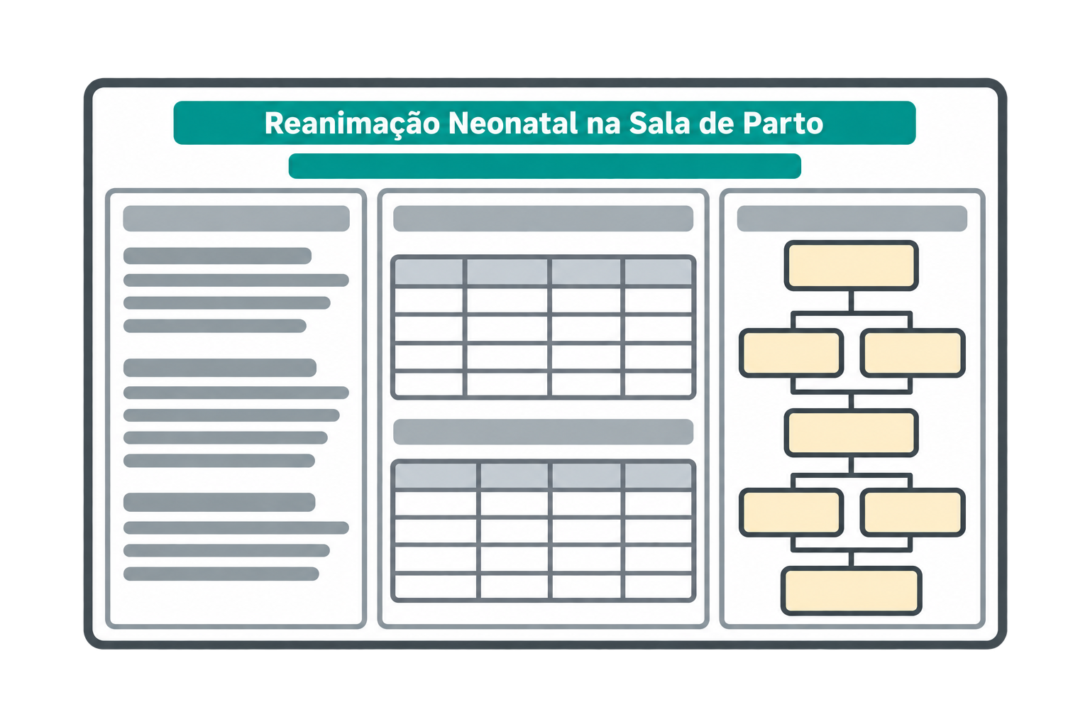 Cartaz para fixar na Sala de Parto
